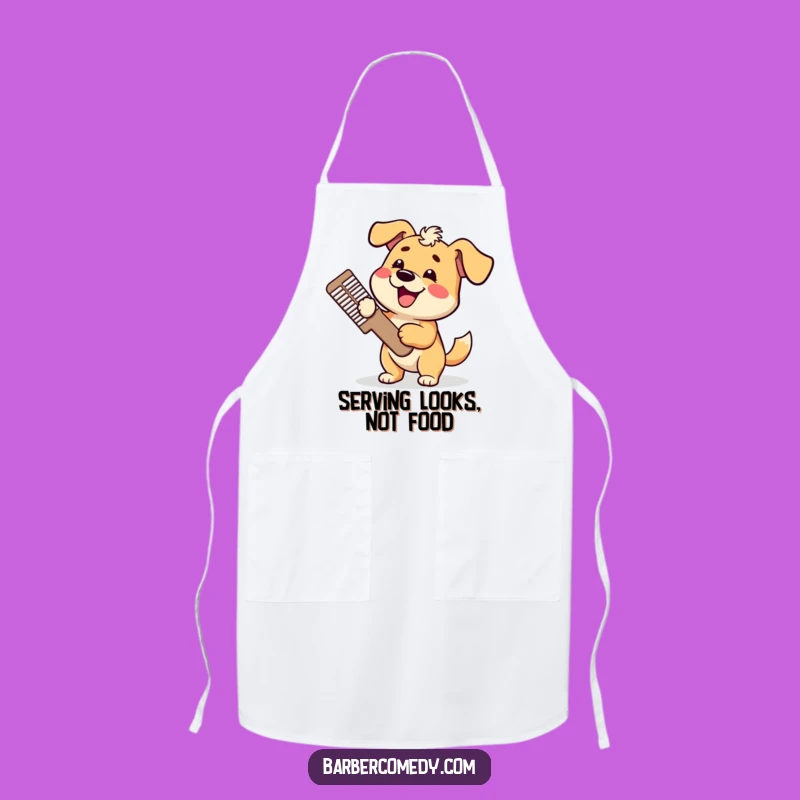 Funny Dog Grooming Apron: Cook with Canine Cheer, Perfect Funny Gift