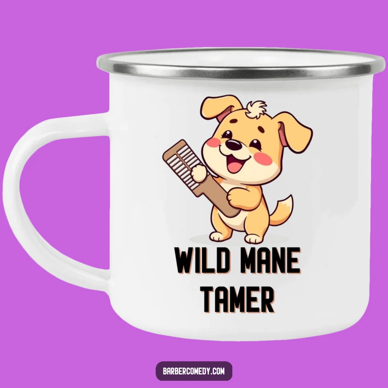 Funny Dog Grooming Camping Mug: Adventure Grooming Fun, Funny Gift